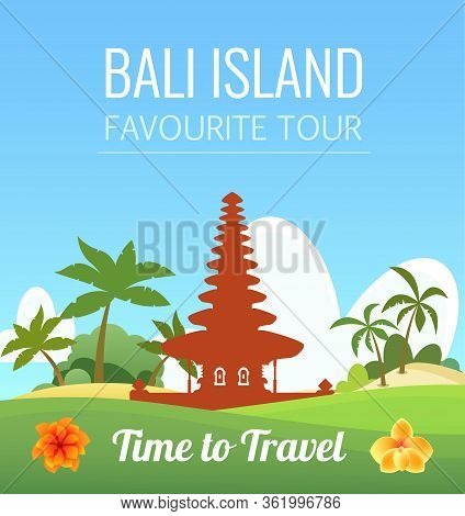 Bali Island With Ulun Danu Bratan Temple