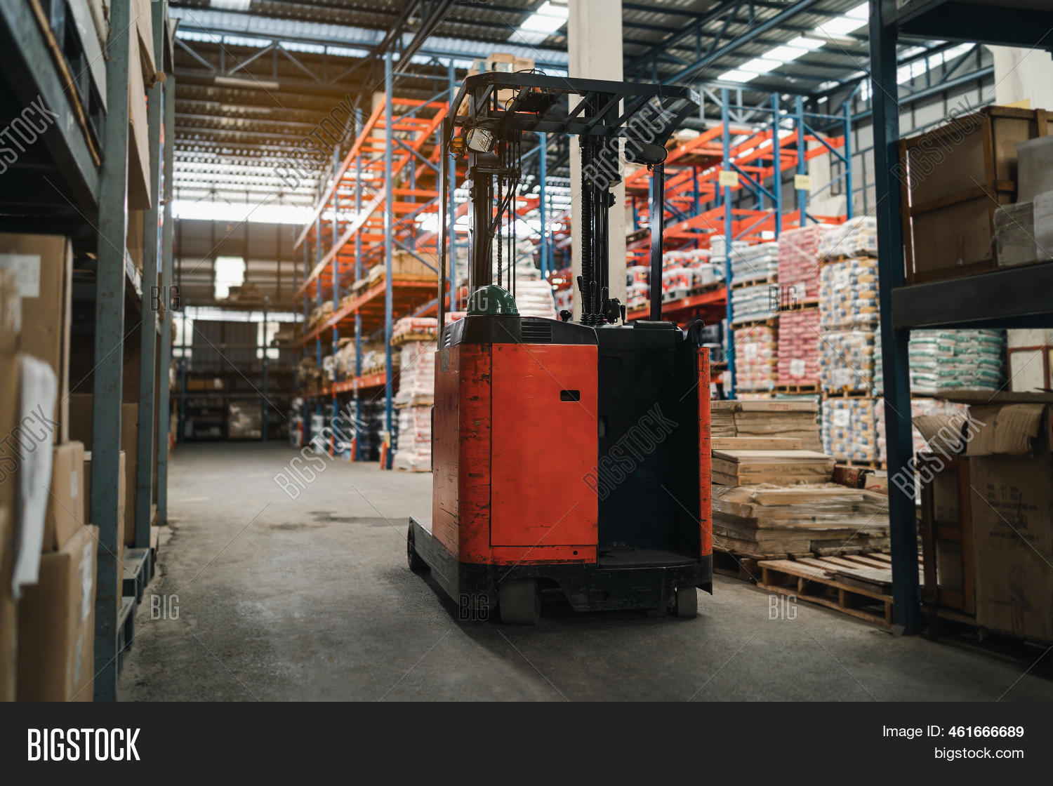 Forklifts Transporting Image & Photo (Free Trial) Bigstock
