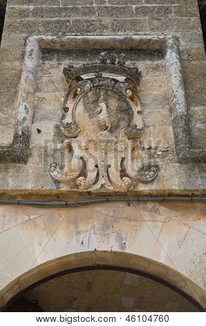 Palazzo gallone. Tricase. Puglia. Italia.