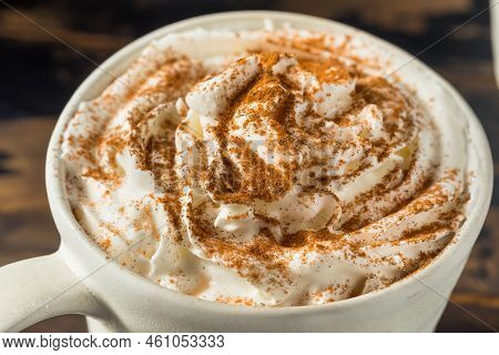 Warm Pumpkin Spice Latte