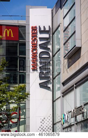 Manchester Arndale Shopping Center - Manchester, United Kingdom - August 15, 2022