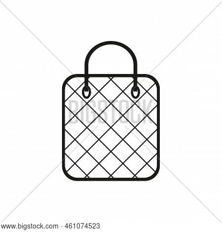 Bag Icon. Gift Box Icon. Vector Illustration. Stock Image.