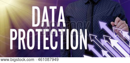 Text Showing Inspiration Data Protectionprotect Ip Addresses And Personal Data From Harmful Software