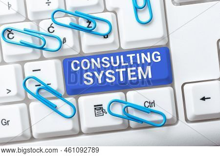 Text Caption Presenting Consulting Systemhelping Firms Improve Process Adequacy And Functionality. B