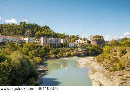 Beautifull City Of Permet In Albania, Europe.
