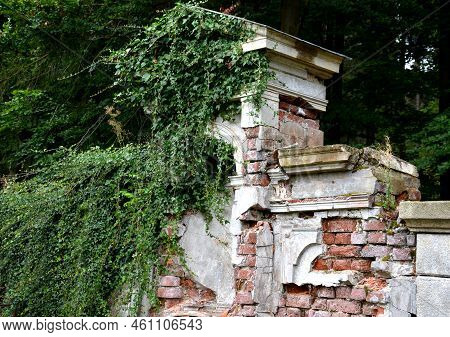 Renovation Of Damaged, Broken And Stolen Tombstones. Pre-war Runic Letters With The Names Of The Dea