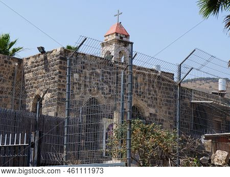 Beautiful Historical Building Made Of Basalt, Old Abandoned Church