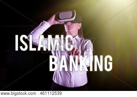 Text Showing Inspiration Islamic Bankingbanking System Based On The Principles Of Islamic Law. Word 