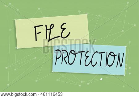 Writing Displaying Text File Protectionpreventing Accidental Erasing Of Data Using Storage Medium. B