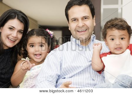 Portret van familie