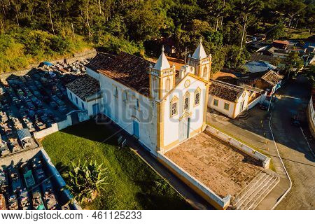 January 18, 2022. Florianopolis, Brazil. Church In Ribeirao Da Ilha, Florianopolis, Santa Catarina, 