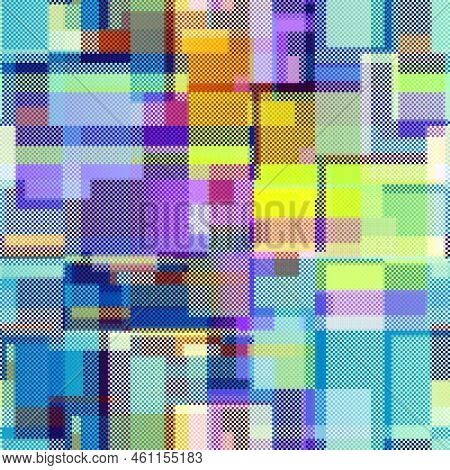 Pattern Of A Random Small Dots. Seamless Image