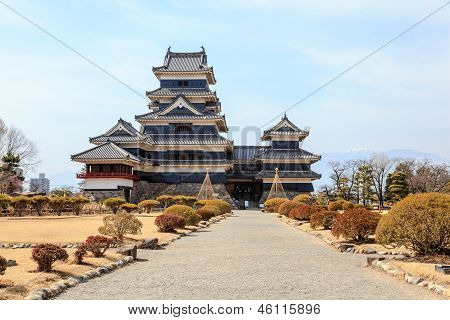 The black matsumoto castle
