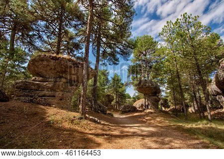 In Cuenca There Is A Park With Very Strange And Original Shapes Caused By The Erosion On The Rock, L