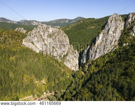 Aerial View Of Erma River Gorge, Bulgaria