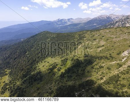 Aerial View Of Pirin Mountain Near Begovitsa Hut, Bulgaria