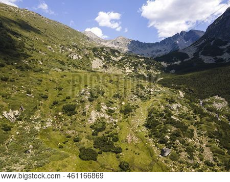 Aerial View Of Pirin Mountain Near Begovitsa Hut, Bulgaria