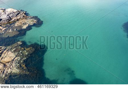 Aerial View Of Leabgarrow On Arranmore Island In County Donegal, Republic Of Ireland