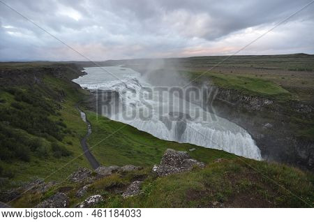 Gullfoss Waterfall, Iceland.