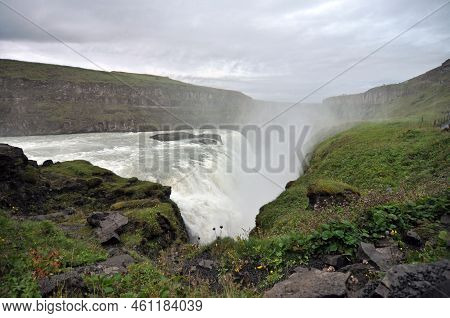 Gullfoss Waterfall, Iceland.