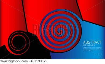 Red Abstract Background, Polygon Vector, Geometric Vector, Minimal Texture, Web Background, Red Cove