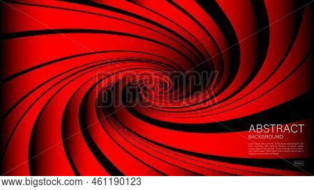 Red Abstract Wave Background, Wave Vector, Geometric Vector, Minimal Texture, Web Background, Red Co