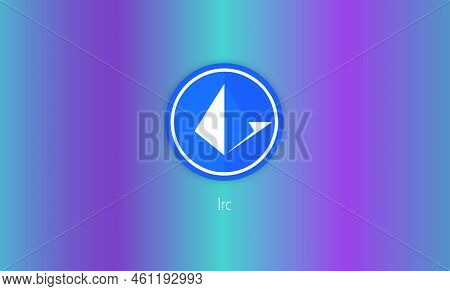 loopring virtual currency images. 3d illustrations. coin logo.