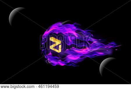 Abstract Golden Background Bokeh Effect Vector Eps 10 Illustration. - Vector