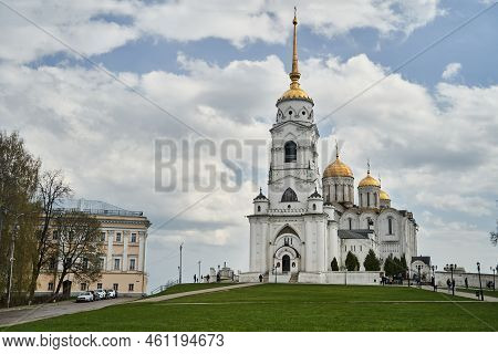 Vladimir, Russia - 20.07.2022: Assumption Cathedral In Vladimir, Russia
