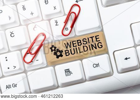 Writing Displaying Text Website Buildingtools That Typically Allow The Construction Of Pages. Busine