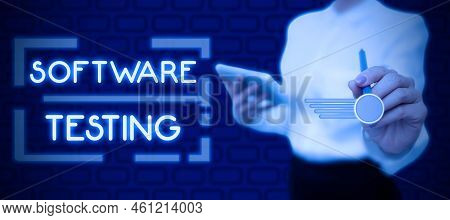 Writing Displaying Text Software Testinginvestigation Provide Information About The Quality Of It. W