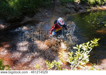 Republic Of Karelia, Russia - Circa June, 2022: Off-road Tournament Ladoga Trophy 2022 In Karelia. M
