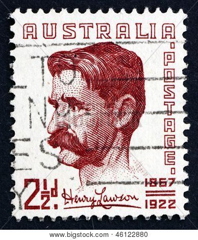 Francobollo Italia 1949 Henry Lawson Hertzberg, poeta