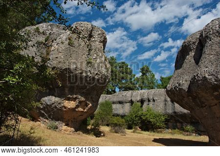 In Cuenca There Is A Park With Very Strange And Original Shapes Caused By The Erosion On The Rock, L