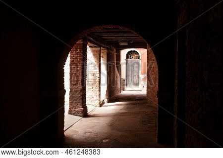 Sotoportego Or Sottoportego Is One Of The Characteristic Elements Of Urban Planning In The City Of V