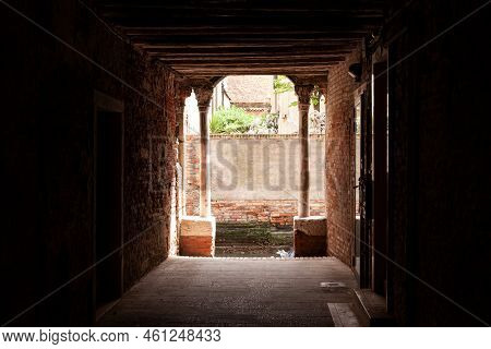 Sotoportego Or Sottoportego Is One Of The Characteristic Elements Of Urban Planning In The City Of V