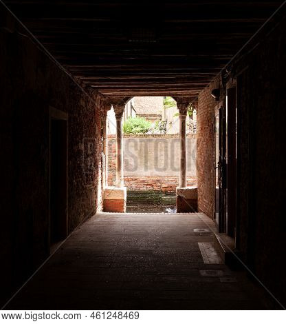 Sotoportego Or Sottoportego Is One Of The Characteristic Elements Of Urban Planning In The City Of V
