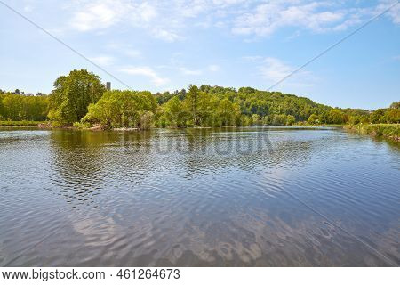 View Of The Ruhr In The Ruhr Area In Germany.