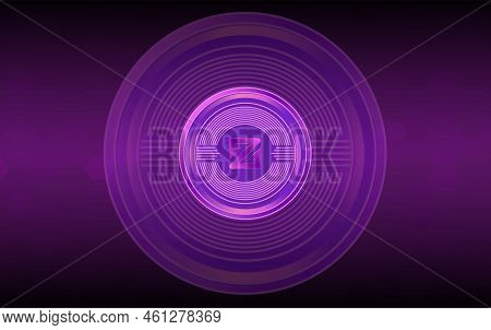Zcoin Virtual Currency Images. 3d Illustrations. Coin Logo.