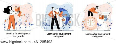 Help In Professional Development. Qualified Employee Training Program. Learning For Software Develop