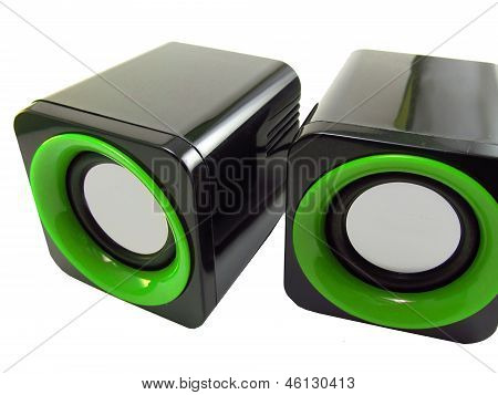 Due altoparlanti audio