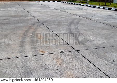 Drift Marks On The Floor, Wheel Mark