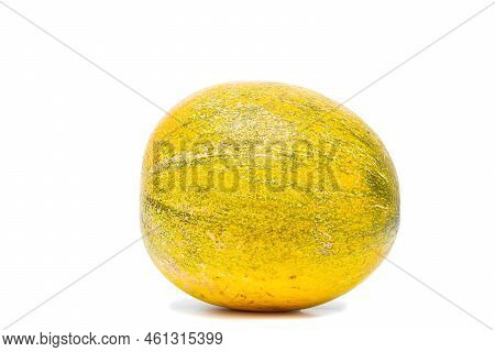 Fresh Ripe Apetite Fruits And Melon Berries, Healthy Diet And Vitamins. Isolated On White Background