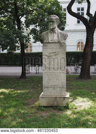 Siegfried Marcus Statue In Vienna