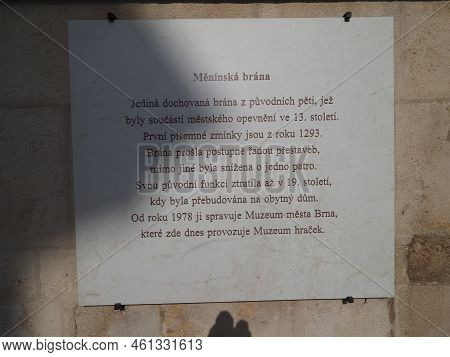 Menin Gate In Brno