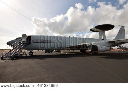 Reconnaisance Airplane From The Air Force Prepares For Mission
