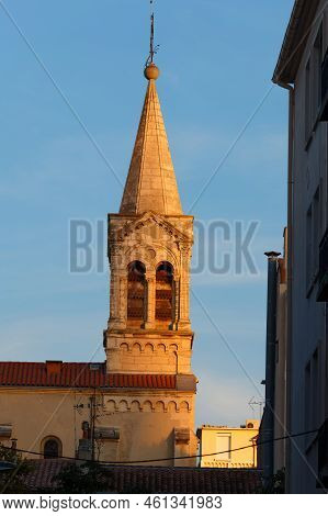 An Old Church Of Saint-flavien Dates Back To 1868 , Toulon, France.