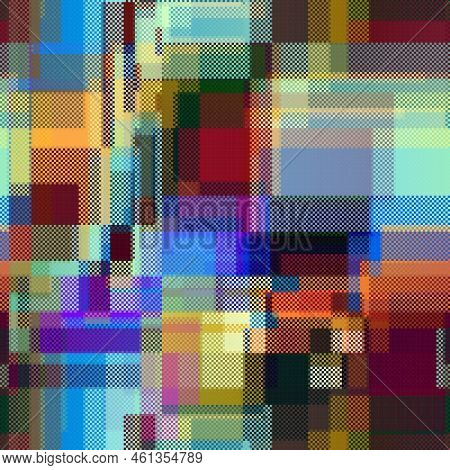 Pattern Of A Random Small Dots. Seamless Image