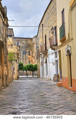 Vicolo. Tricase. Puglia. Italia.