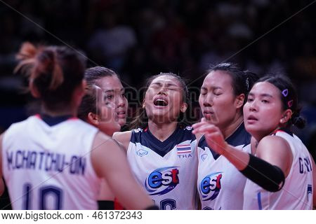 Ankara, Turkiye - June 04, 2022: Kokram Pimpichaya In Thailand Vs Belgium Vnl Pool Match In Ankara A